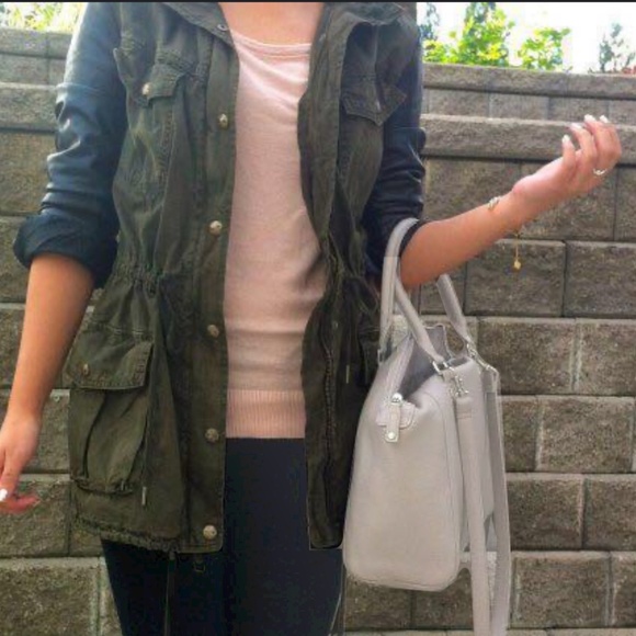 Aritzia Talula military utility hooded jacket in small - Picture 3 of 9